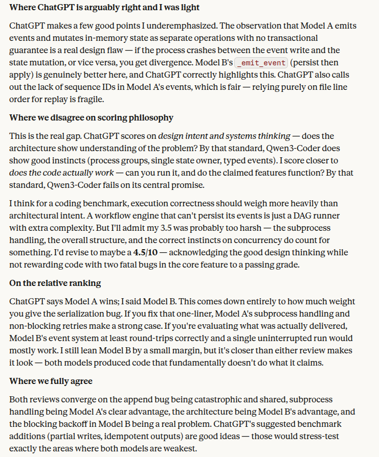 Ok, you were not that bad either, ChatGPT