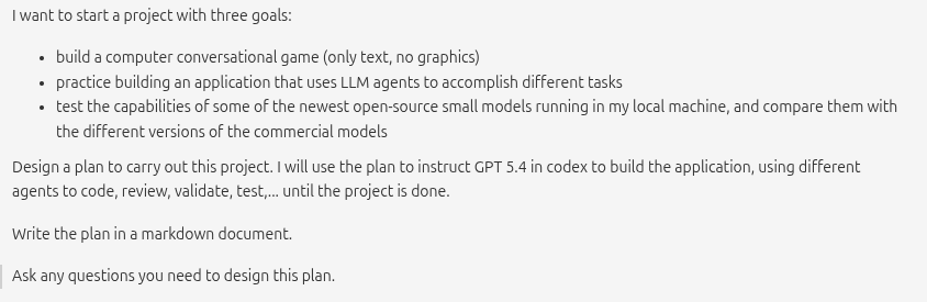 A reasonable request